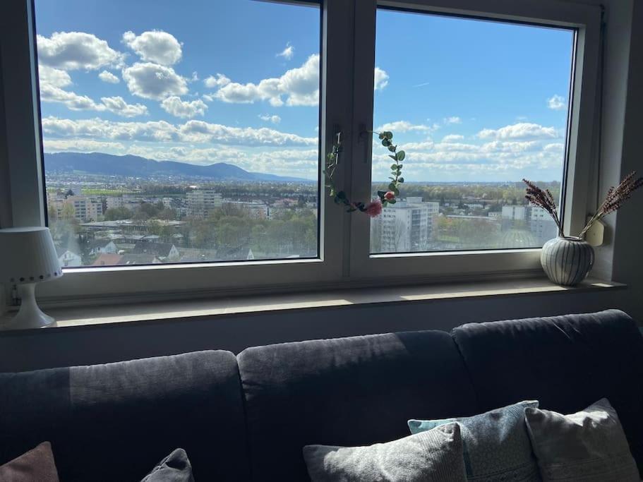 Tolle Wohnung Mit Panoramablick Weinheim Eksteriør billede