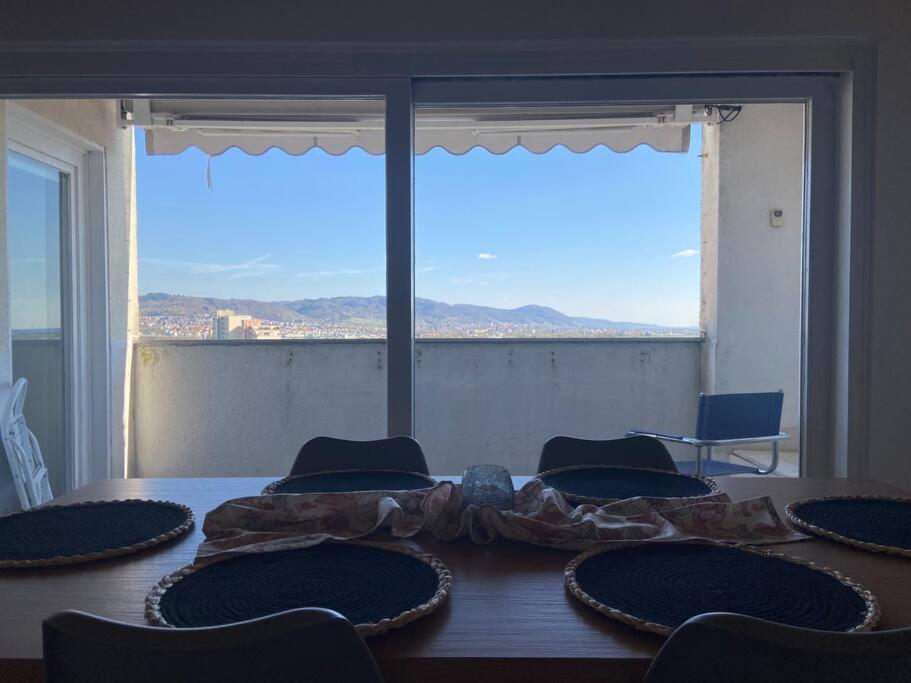 Tolle Wohnung Mit Panoramablick Weinheim Eksteriør billede