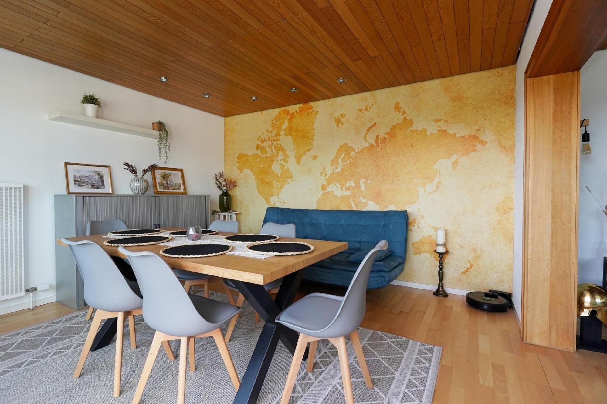 Tolle Wohnung Mit Panoramablick Weinheim Eksteriør billede