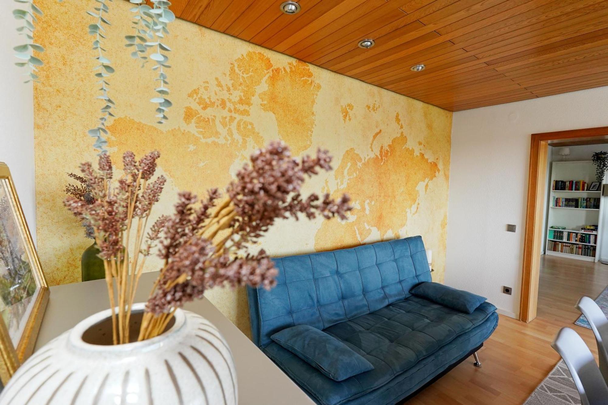 Tolle Wohnung Mit Panoramablick Weinheim Eksteriør billede