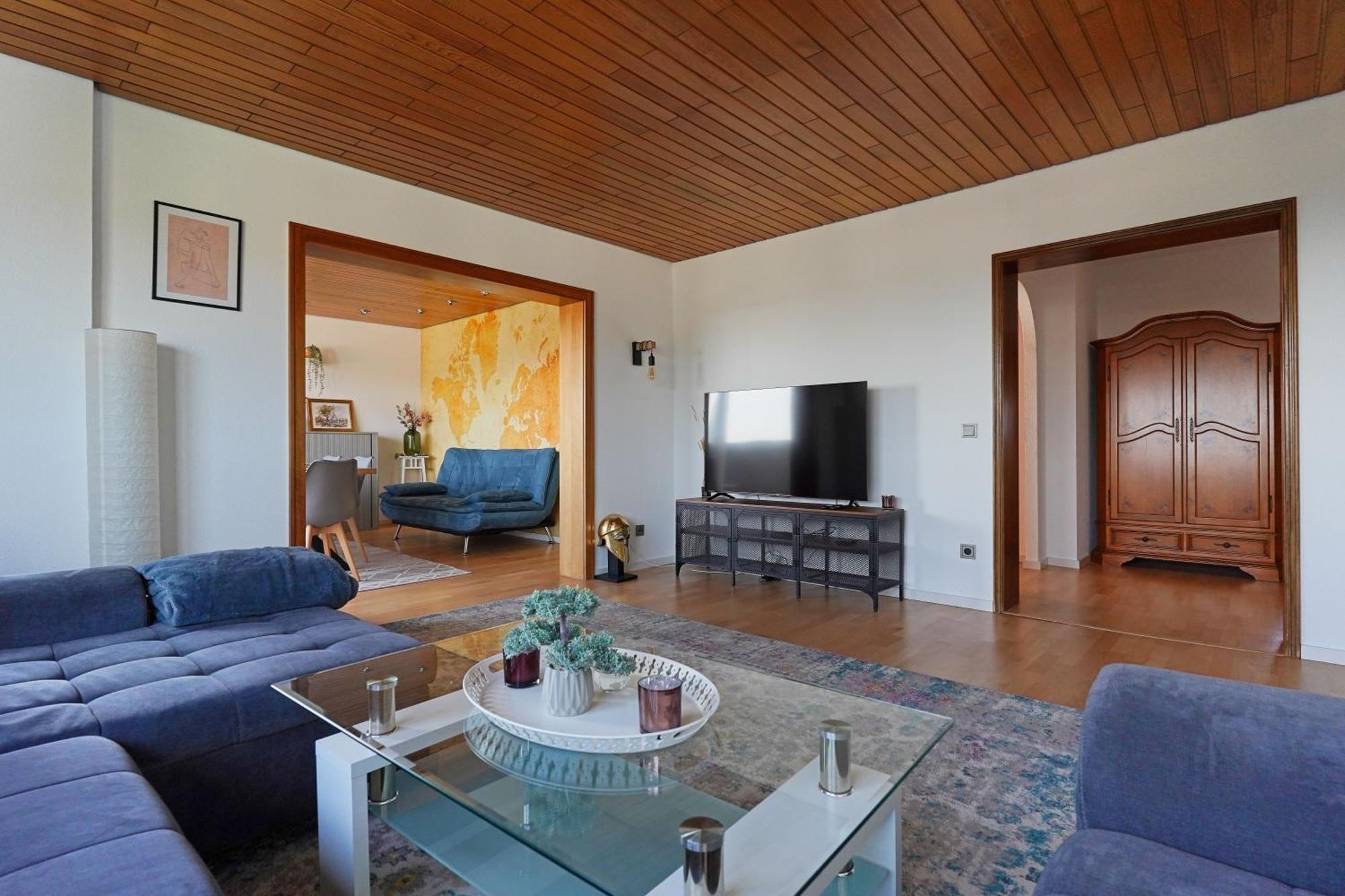 Tolle Wohnung Mit Panoramablick Weinheim Eksteriør billede